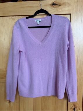 Nordstrom 100% Cashmere Sweater, Size M, Lilac